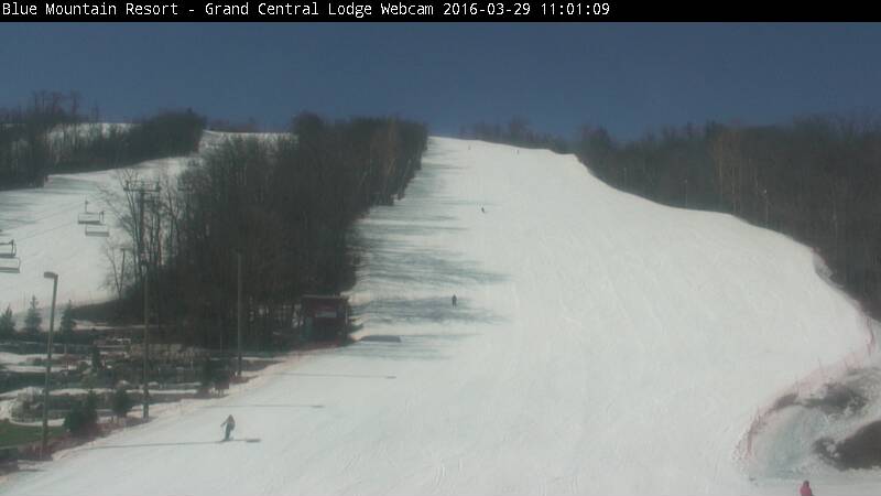Webcams from ski resorts in Ontario, Canada