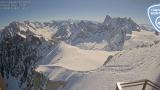 View from Aiguille du Midi - ridge down to Vallée Blanche