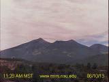 View from Flagstaff. The ski area is over the ridge skyline left