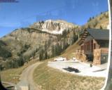 View from the top of Bridger Gondola looking accross to the Tram line