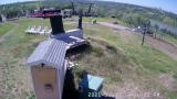 View down the Porcupine and Bunny Hill runs